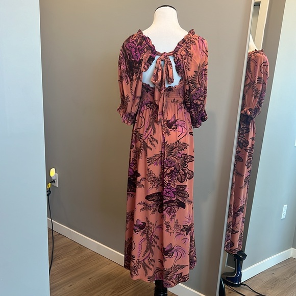 100% cotton midi dress from Anthropologie. Worn once. Perfect condition - Picture 6 of 7
